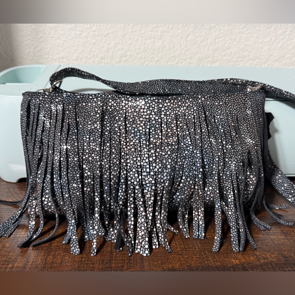 Cofi Leather Fringe Bag